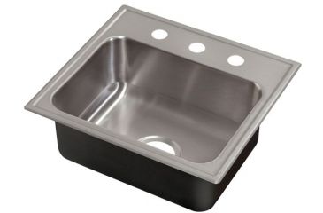 Image of Just Manufacturing Sink W/ Ledge Sngle Bowl 19X21 SL1921AGR