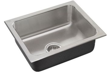 Image of Just Manufacturing Sink W/O Faucet Ledge Ss S-1719-A-GR