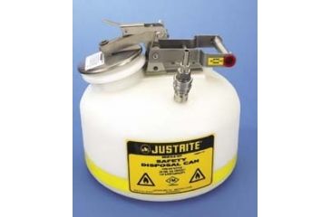 Image of Justrite 2 Gal Hplc Qc Can POLY/SS Ftg BY12752