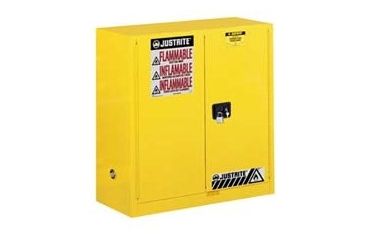 Image of Justrite Cab Flam Liq White SELF-CL45GL 8945253