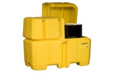 Image of Justrite Dbl Drum Collect Container Yel 28684, Unit EA