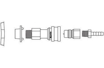 Image of Justrite Disconnect Asmbly Ss 1/4 Id 12013
