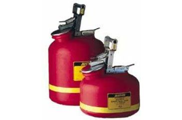 Image of Justrite Disposal Can NON-METAL Red 2GL 14722