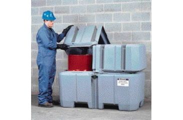 Image of Justrite Drum Double Waste COLLECTION. 28250