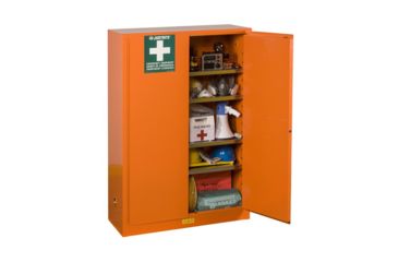 Image of Justrite Emergency Preparedness Storage Cabinet For Supplies 65x43, 860001