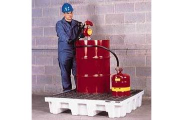 Image of Justrite Pallet 2 Drum Polyethylene 28234