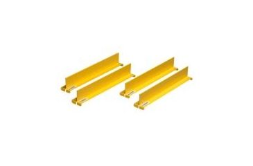 Image of Justrite Shelf Div 14in/36cm Yel Set/4 29985, Unit PK