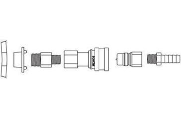 Image of Justrite Tubing 3/8 Ss W/VITON Seals 12016