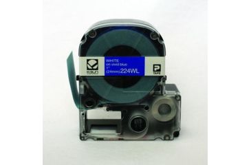 Image of K-Sun Label 1WHITE On Blue Tape 224WL