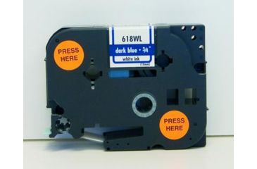 Image of K-Sun Tape 3/4 White On Dark Blue 618WL
