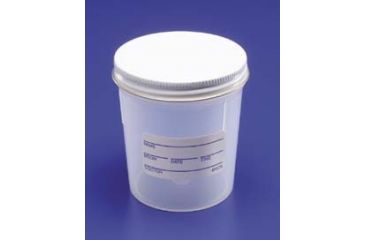 Image of Kendall Healthcare PRECISION Specimen Containers, Tyco Healthcare/Kendall 17099 Container Flat Top 4.5OZ CS100