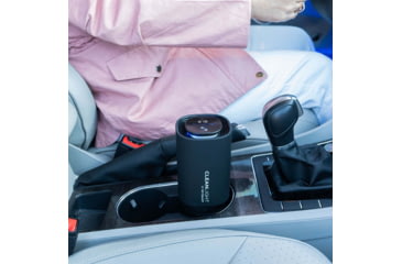 Image of KeySmart CleanLight Air Pro Ionic UV Air Purifier w/Air Quality Monitoring, Black, KS927-BLK