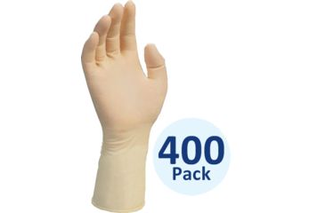 Image of Kimberly Clark Kimtech G3 Hand-Specific Latex Gloves, 50 Lefts and 50 Rights per Bag, Powder-Free, Natural Color, 6, 400 Pack, HC1460/32933-728