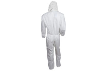Image of Kimberly Clark KleenGuard A20 Coveralls, Zipper Front w/Wrists, Ankles and Hood, White, Medium, Case of 24, 49112