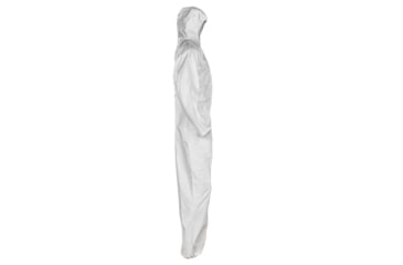 Image of Kimberly Clark KleenGuard A20 Coveralls, Zipper Front w/Wrists, Ankles and Hood, White, Medium, Case of 24, 49112