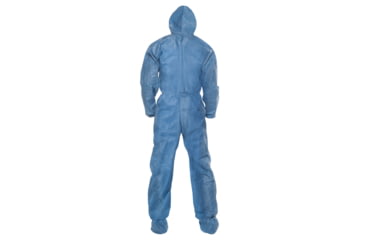 Image of Kimberly Clark KleenGuard A20 Coveralls, Zipper Front w/Wrists, Ankles, Hood and Boots, Denim Blue, 3XL, Case of 20, 58526