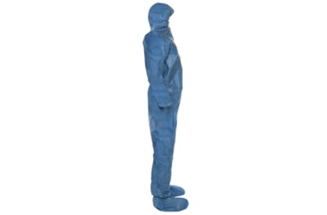 Image of Kimberly Clark KleenGuard A20 Coveralls, Zipper Front w/Wrists, Ankles, Hood and Boots, Denim Blue, 3XL, Case of 20, 58526