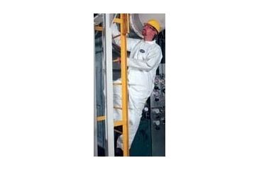 Image of Kimberly Clark KLEENGUARD A40 Liquid and Particle Protection Coveralls, Kimberly-Clark 44332 Elastic Back, Wrists, Ankles, Hood, And Boots