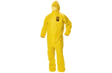 Image of Kimberly Clark KleenGuard A70 Coveralls w/Ankles and Hood, Medium, Case of 12, 09812