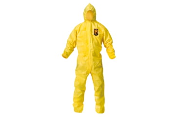 Image of Kimberly Clark KleenGuard A70 Coveralls w/Ankles and Hood, Medium, Case of 12, 09812