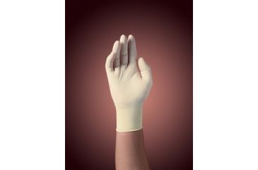 Image of Kimberly Clark PFE Latex Exam Gloves, Tan, Medium 57330
