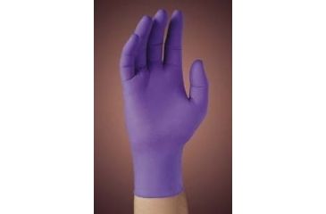 Image of Kimberly Clark MICROGRIP PURPLE NITRILE Poly-Coated Powder-Free Gloves 40101-344
