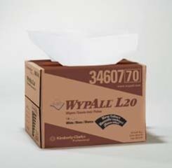 Image of Kimberly Clark Wiper 1-PLY Wht 24.9X34CM CS3 47758-50