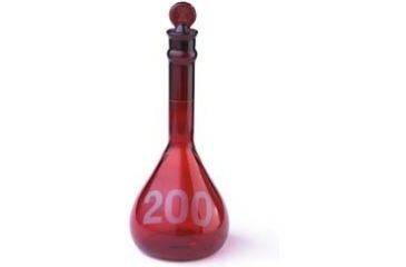 Image of Kimble/Kontes Flask Volumetric 200ML CS6 92822G-200