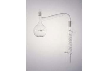 Image of Kimble/Kontes KIMAX Apparatus with Graham Condenser, [ST] Joint, and [ST] Stopper, Kimble Chase 21500G 1000 Replacement Flasks