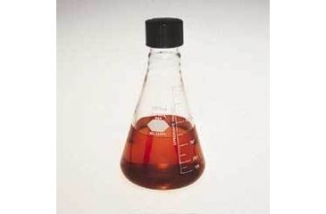 Image of Kimble/Kontes KIMAX Brand Erlenmeyer Flasks with Screw Cap, Capacity Scale 26505 125