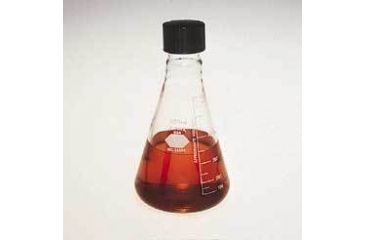 Image of Kimble/Kontes KIMAX Brand Erlenmeyer Flasks with Screw Cap, Capacity Scale 26505 50