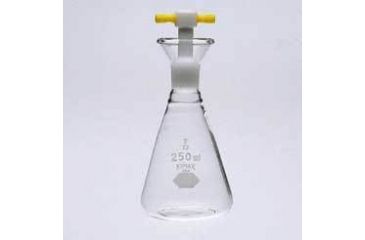 Image of Kimble/Kontes KIMAX Brand Iodine Flasks with [ST] PTFE Stopper 27200 250