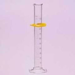 Image of Kimble/Kontes KIMAX Brand Single Metric Scale Graduated Cylinders, Class B, Pour Spout 20022 25