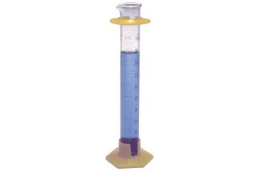 Image of Kimble/Kontes KIMAX Brand Single Metric Scale Graduated Cylinders, Educational Grade 20025H 50 Cylinder With Base
