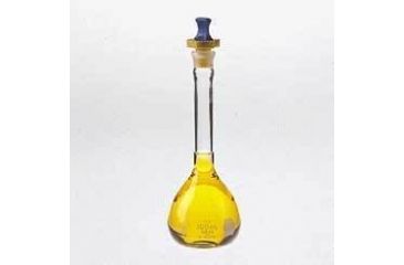 Image of Kimble/Kontes KIMAX Brand Volumetric Flasks with [ST] Polyethylene Stopper, Class A 28014P 2000