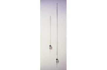Image of Kimble/Kontes KIMAX Buret with Threaded Closure Fit, Straight Bore PTFE Stopcock, Kimble Chase 17121H 25