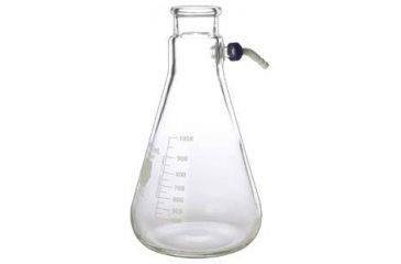 Image of Kimble/Kontes KIMAX Filtering Flasks with Quick-Release Hose Barb Connector, Capacity Scale, Kimble Chase 27070 250