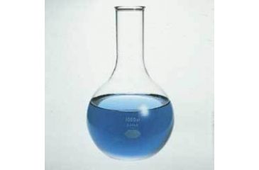 Image of Kimble/Kontes KIMAX Flat-Bottom Florence Boiling Flasks, Reinforced Tooled Top, Kimble Chase 25000 6000