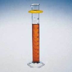 Image of Kimble/Kontes KIMAX Single Metric Scale Graduated Cylinders with Bumper, Class B, Kimble Chase 20025 50