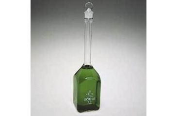 Image of Kimble/Kontes KIMAX Volumetric Flasks, Square, [ST] Stopper, Class A, Kimble Chase 28040-2000