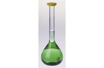 Image of Kimble/Kontes KIMAX Volumetric Flasks with Snap Cap, Class A, Serialized and Certified, Kimble Chase 28012 100