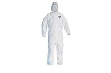 Image of Kleenguard A30 Breathable Splash &amp; Particle Protection Coverall, White, Medium 46112