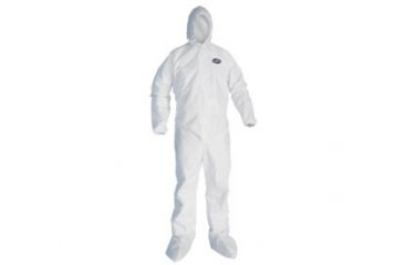 Image of Kleenguard A30 Breathable Splash &amp; Particle Protection Coverall, White, XXXL 46126