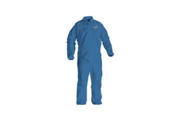 Image of Kleenguard A60 Bloodborne Pathogen &amp; Chemical Splash Protection Coverall, Blue, XXXL 45006