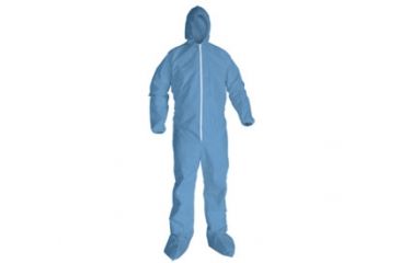 Image of Kleenguard A65 Flame Resistant Coveralls, Blue, XXL 45355
