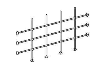 Image of Labconco Distillation Grid Kits for Protector, Premier and XStream Fume Hoods, Labconco 9725200 Grid Kit For 2.4 m (8') Hoods