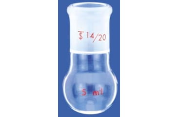Image of Labglass/Wilmad Flask Rnd Btm 1N 50ML 14/20 ML-1110-718