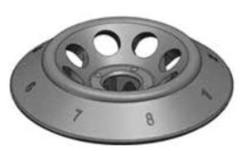 Image of Labnet 8 Place Tube Rotor for C1601 Mini Centrifuge, 8 x 1.5/2ml, 6000 rpm 6770-RT