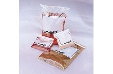 Image of Labplas Sterile Sample Bags EFL-4590-VW1 Flat Wire Bags With Safety Tabs, Plain