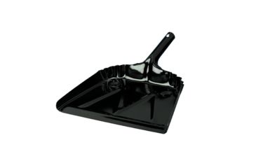 Image of Lagasse Brothers Dustpan Black Metal, 20 Gauge, 12in, IMP 4212